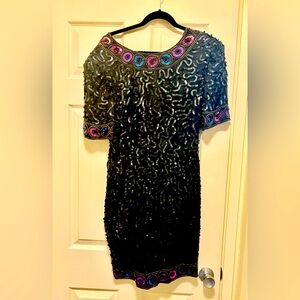 Laurence Kazar New York Vintage Sequin Dress New Year’s dress